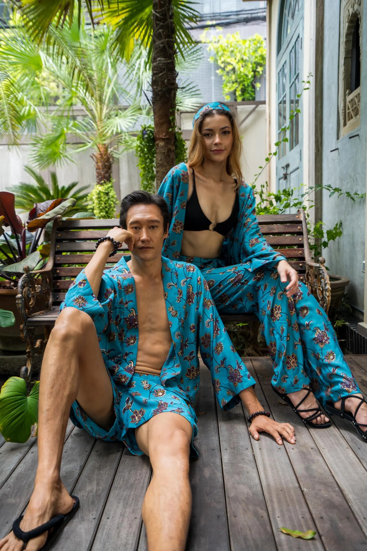 Matching Kimono Couple Set - L'Oasis