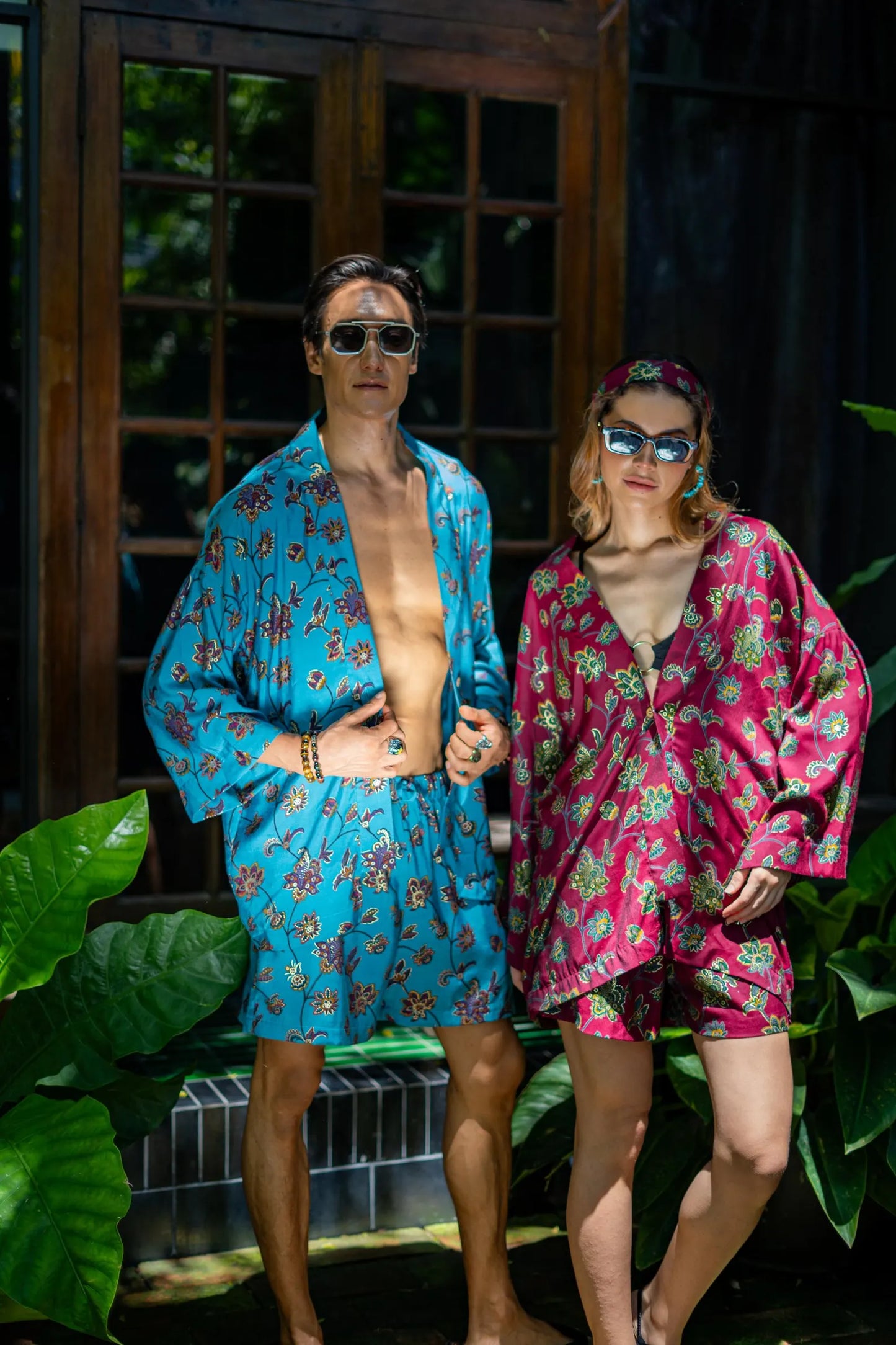 Matching Kimono Couple Set - L'Oasis