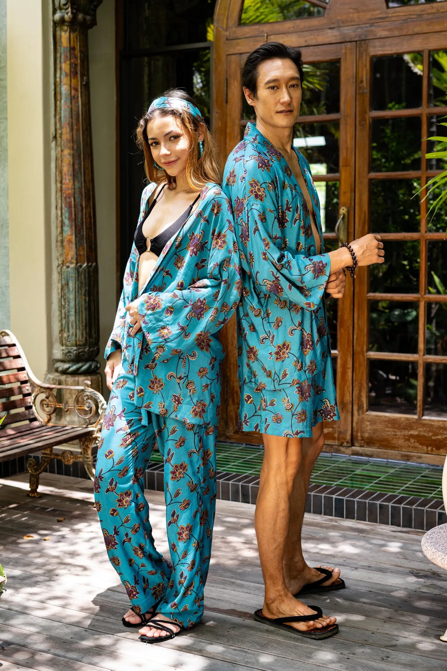 Matching Kimono Couple Set - L'Oasis