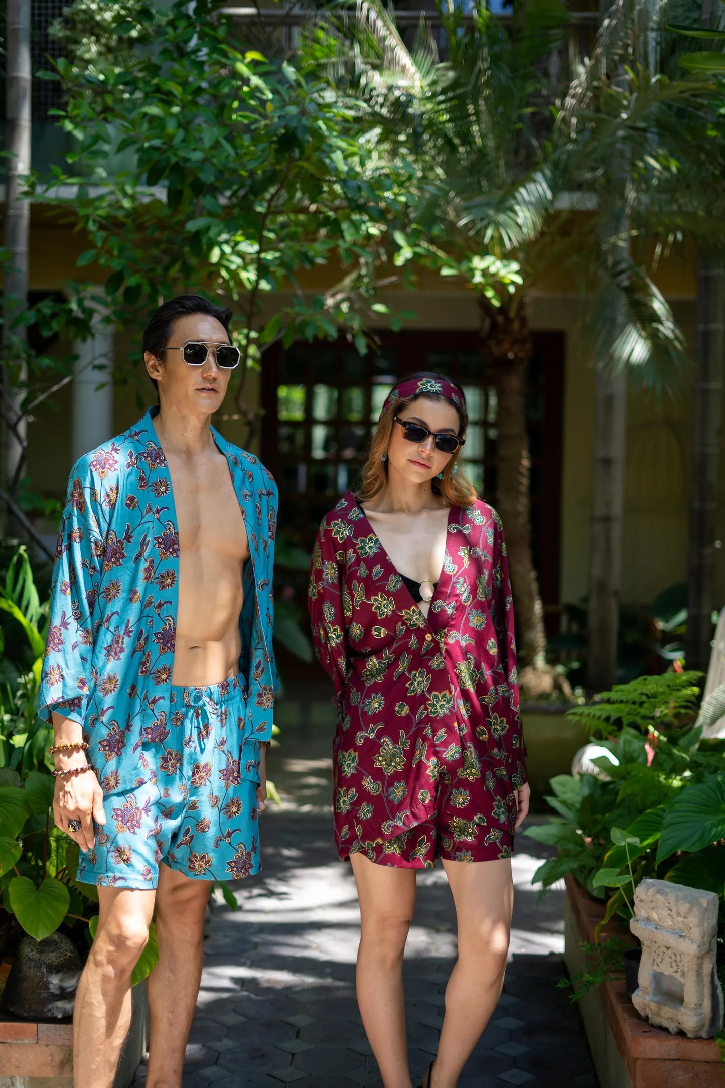 Matching Kimono Couple Set - L'Oasis
