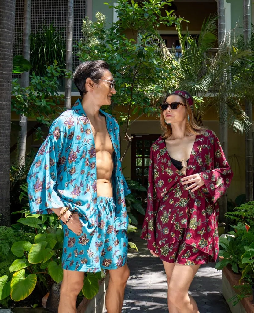 Matching Kimono Couple Set - L'Oasis