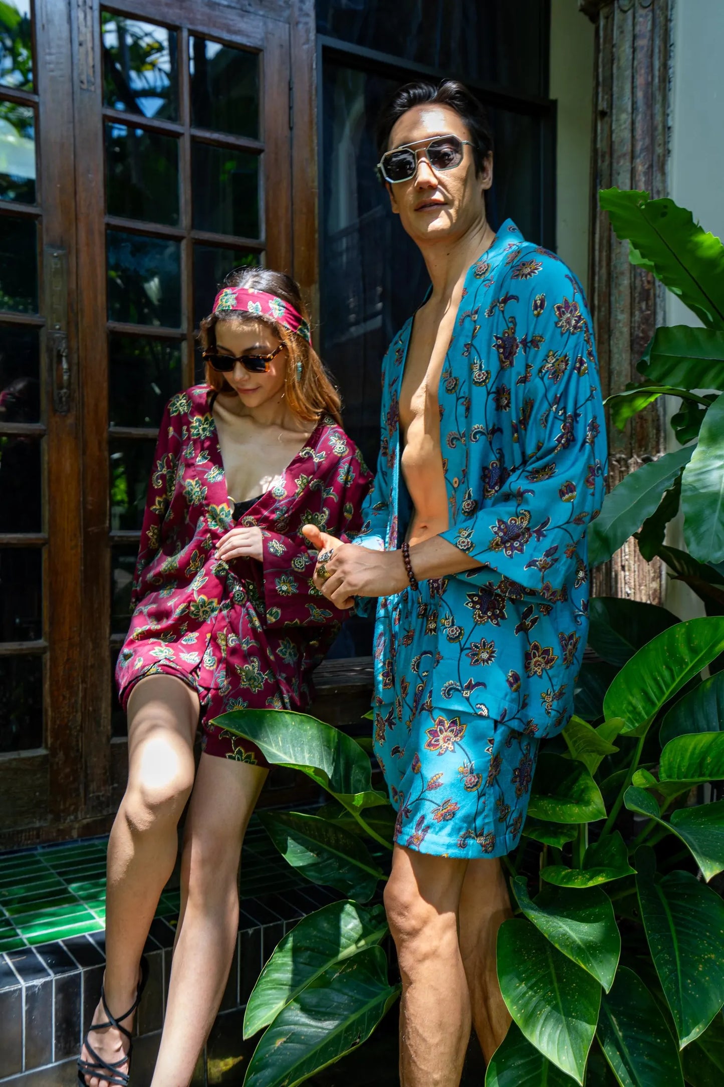 Matching Kimono Couple Set - L'Oasis