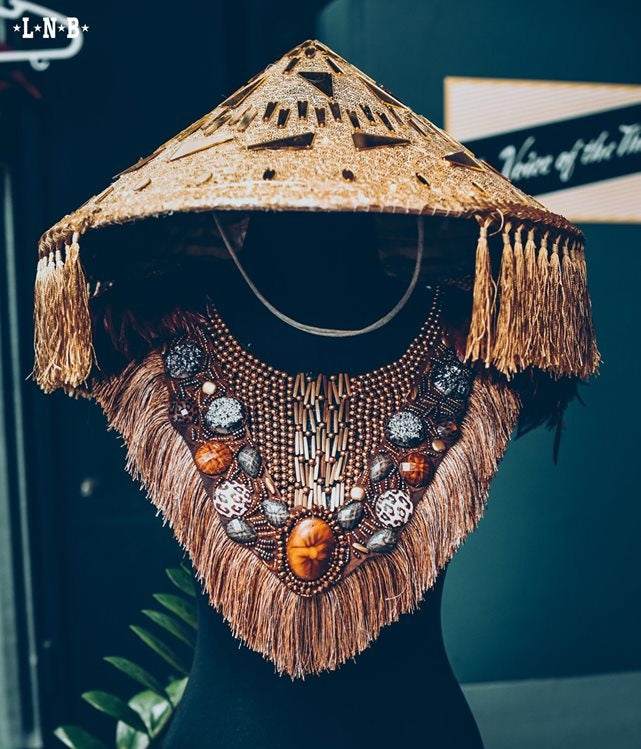 Asian conical hat